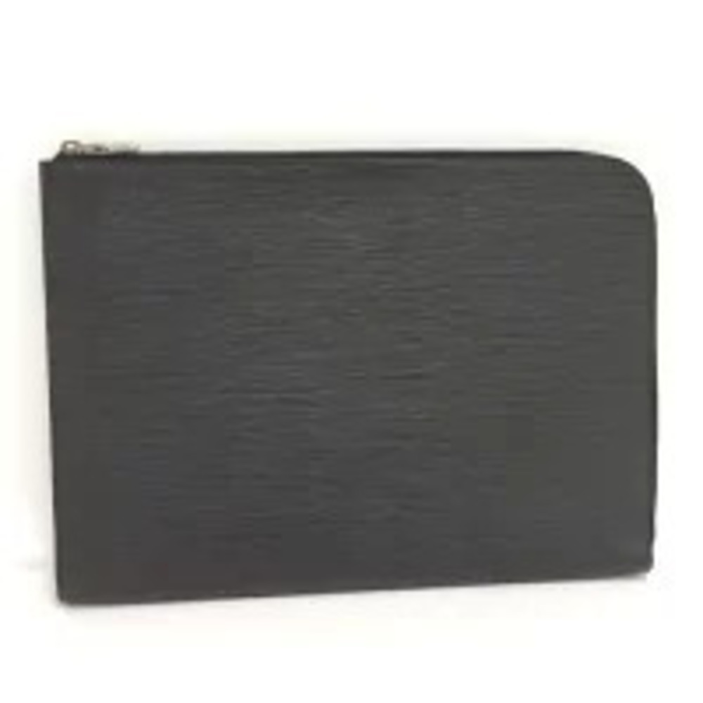 LOUIS VUITTON Pochette Jour Clutch Bag Epi Leather Noir Black